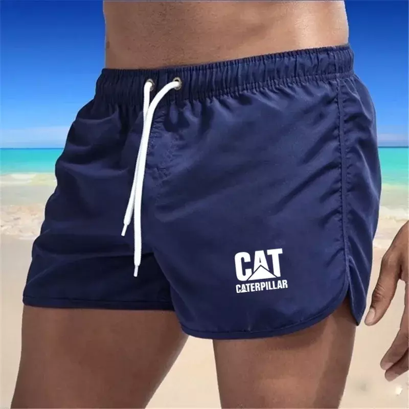Shorts de bain à séchage rapide pour hommes, shorts de bain volley pour chats, maillots de bain de plage d'été, mode, nouveau