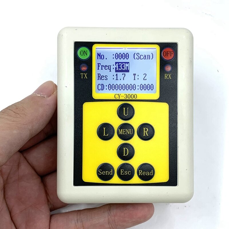 Wireless Remote Control Analyzer 315Mhz/433Mhz Detector Analyzer Multifunctional Frequency Meter Counter Tester