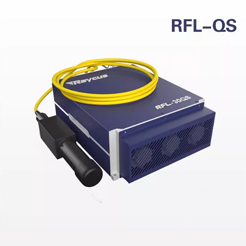 Оригинальный оптоволоконный лазерный источник Raycus для волоконной маркировочной машины, 20 Вт, 30 Вт, 50 Вт, импульсный Q-переключатель, нм, QB, QE, QS