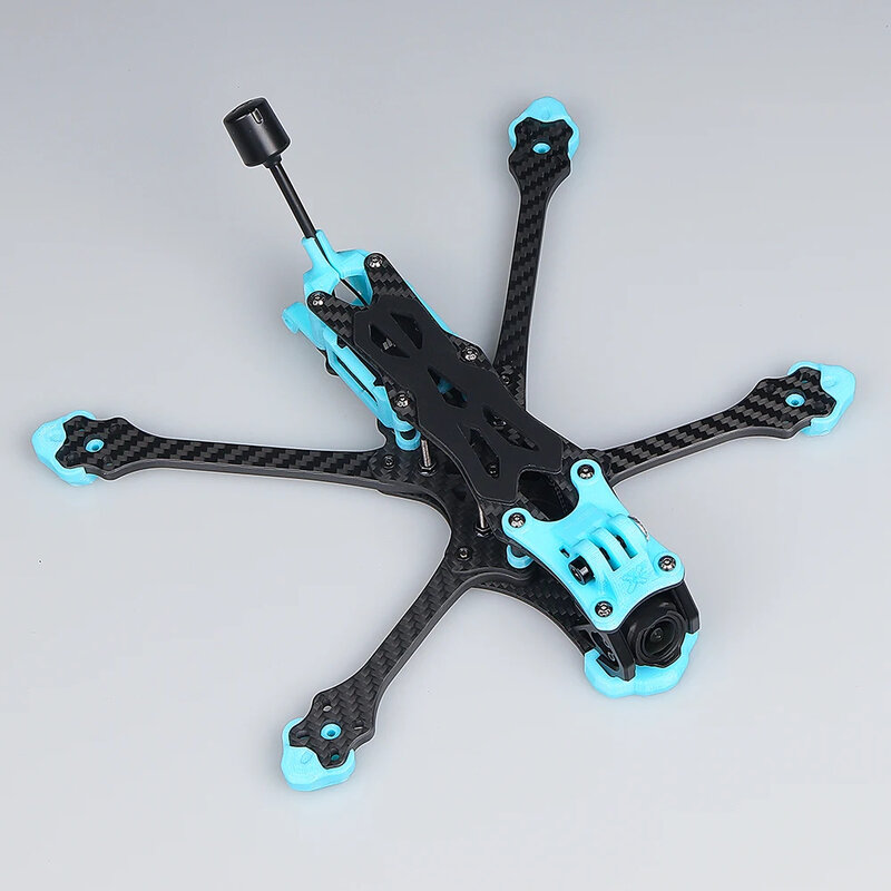 Foxeer-Drone de Carbono com Revestimento Sedoso, MEGA 5, 238mm, 6 ", 269mm, Quadro DC, O3 Walksnail Vista Analógica HDzero, T700