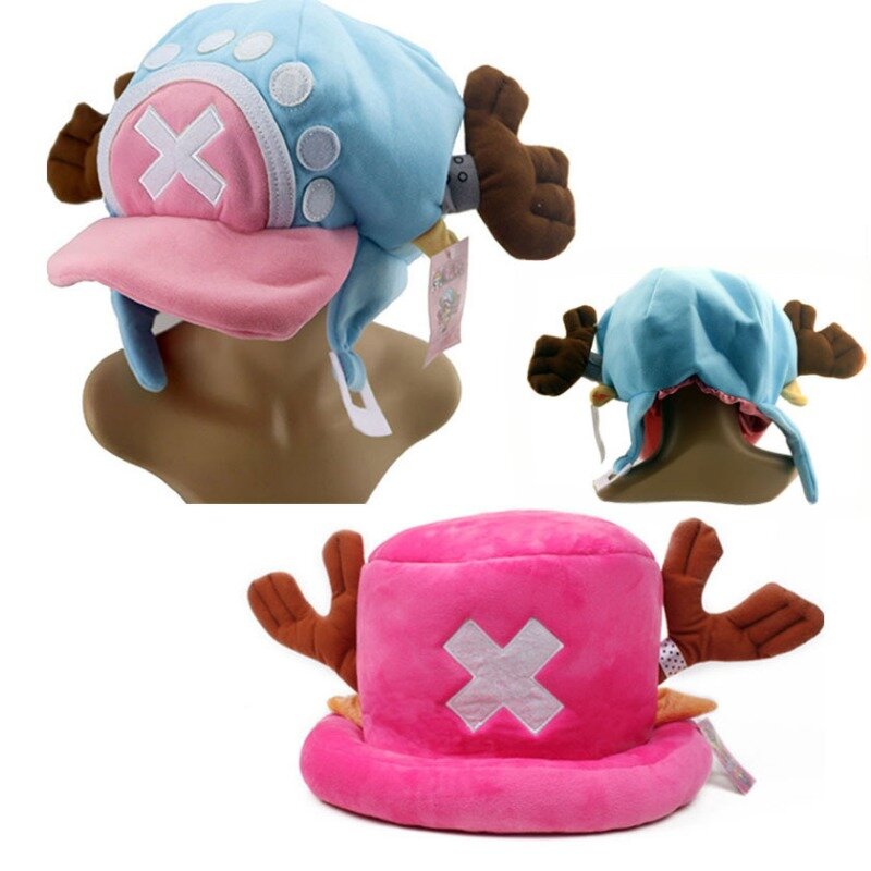 Chapeau en peluche Anime Chopper pour adultes, chapeaux Kawaii, jouets en coton, casquette d'hiver chaude, accessoires Cos, cadeaux unisexes, accessoires de mode