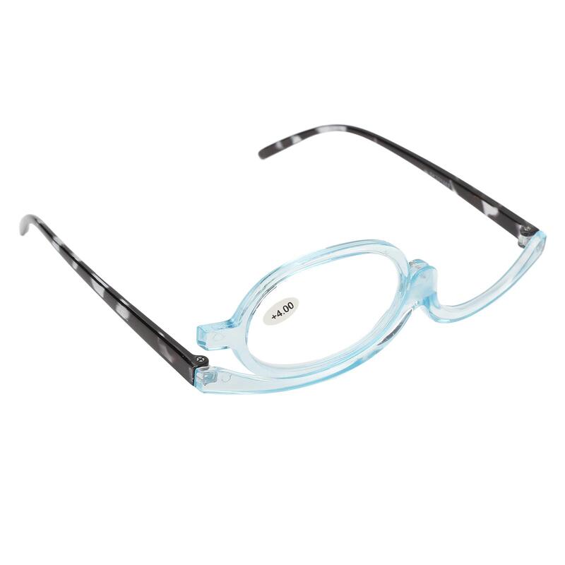 Легкие увеличительные очки для чтения для ежедневного использования в прозрачной синей оправе