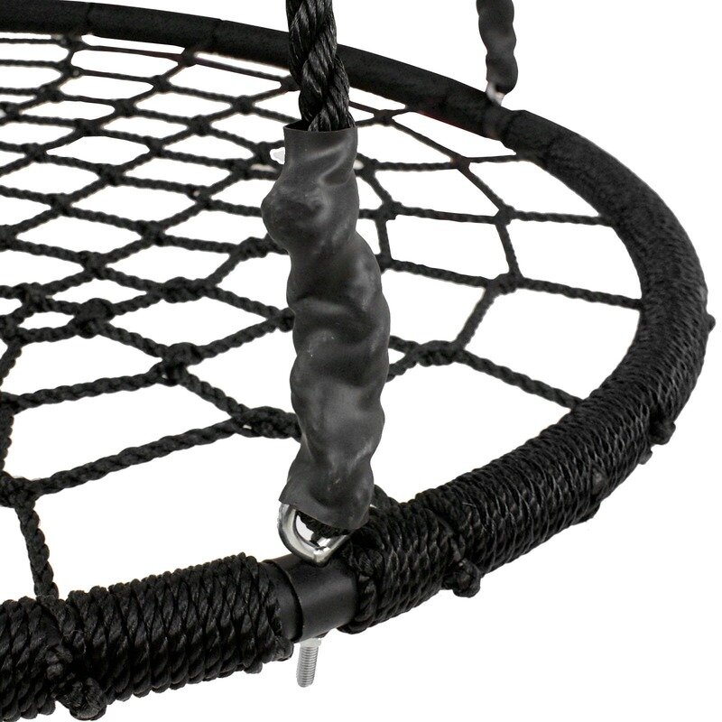 Grote 40 ''Spider Web Outdoor Swing Boom Web Speeltuin Hangmat 100% Veiligheid Nylon Touw Max 600 Lbs ez Instelling