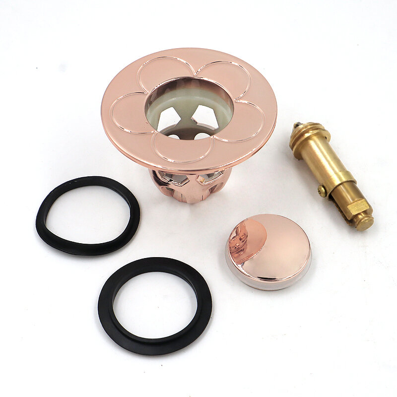 Universal cobre pop-up bounce núcleo bacia dreno ouro rosa filtro de cabelo desodorante banho rolha cozinha banheiro ferramenta