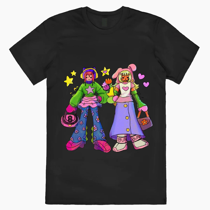 T-shirty z motywem Y2k Anime Berserk damskie koszulki z wydruk graficzny Graffiti luksusowe bluzki z dekoltem bawełniane koszulki z Basic krótkie rękawem