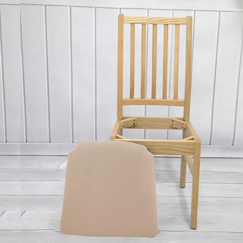 ปลอกหมอนยืดหยุ่นปรับเอนได้สีทึบล้างทำความสะอาดได้และถอดออกได้ฝาครอบป้องกันสำหรับที่นั่งเก้าอี้1ชิ้น