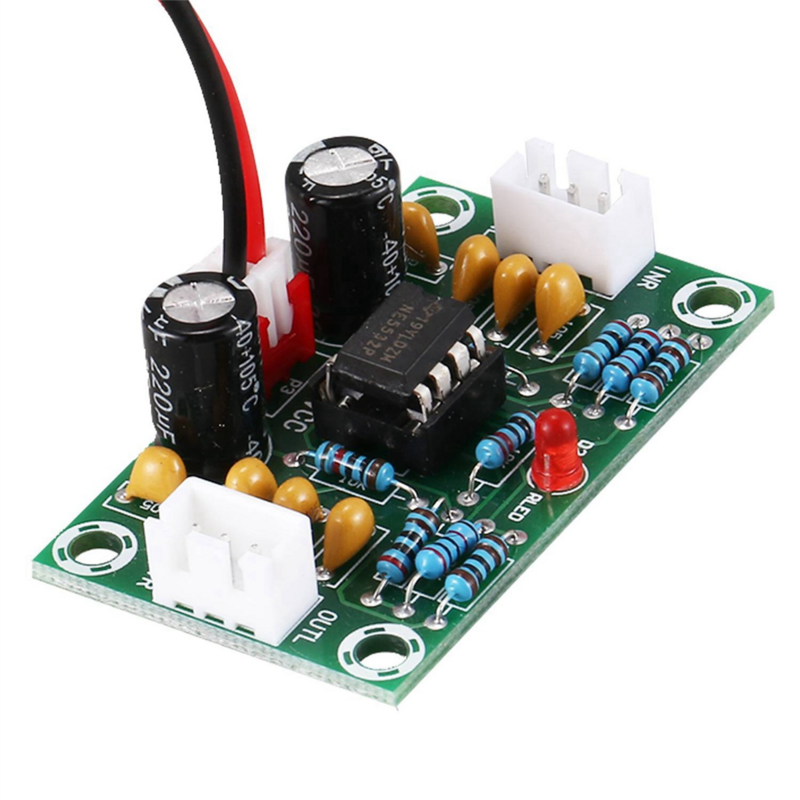 6X Mini Preamp Op Amp modulo amplificatore Dual Channel NE5532 preamplificatore scheda tono 5 volte ampia tensione 12-30V