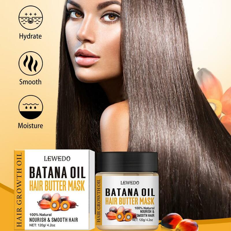 New Batana Oil Scalp care cream Hair Butter Traction Alopecia Anti-break Products Moisturize Repair Hair Mask 120ML