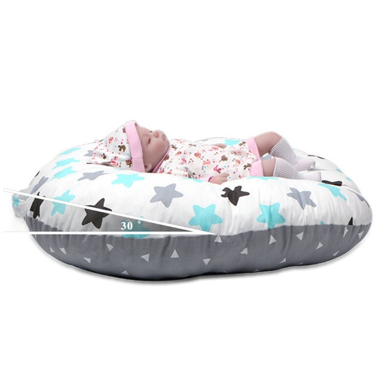 Tempat tidur bayi, keranjang dudukan bayi portabel untuk anak laki-laki dan perempuan