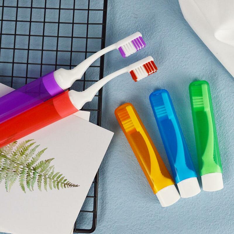 Excellent Soft Bristles Eco-friendly Dental Care Folding Style Travel Toothbrush Practical Travel Toothbrush for Hiking