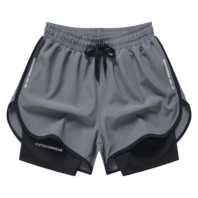 Pantalones cortos de verano para hombre, Pantalón deportivo transpirable de secado rápido para correr, fitness, entrenamiento, Playa