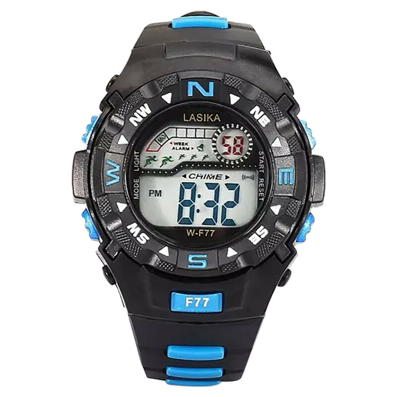 Relógio de pulso à prova dwaterproof água estudante esportes alarme função eletrônica multi moda relógio do miúdo adolescentes meninos relógios