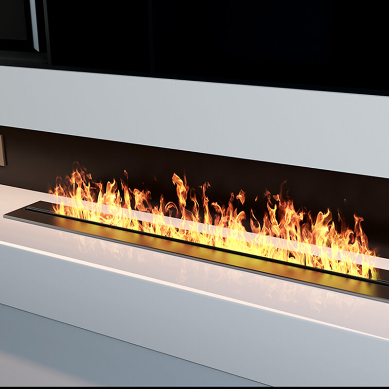 Perapian atomisasi 3D dengan api uap warna-warni perapian Vapor listrik dalam ruangan cerdas kabut khusus dekoratif ramah lingkungan