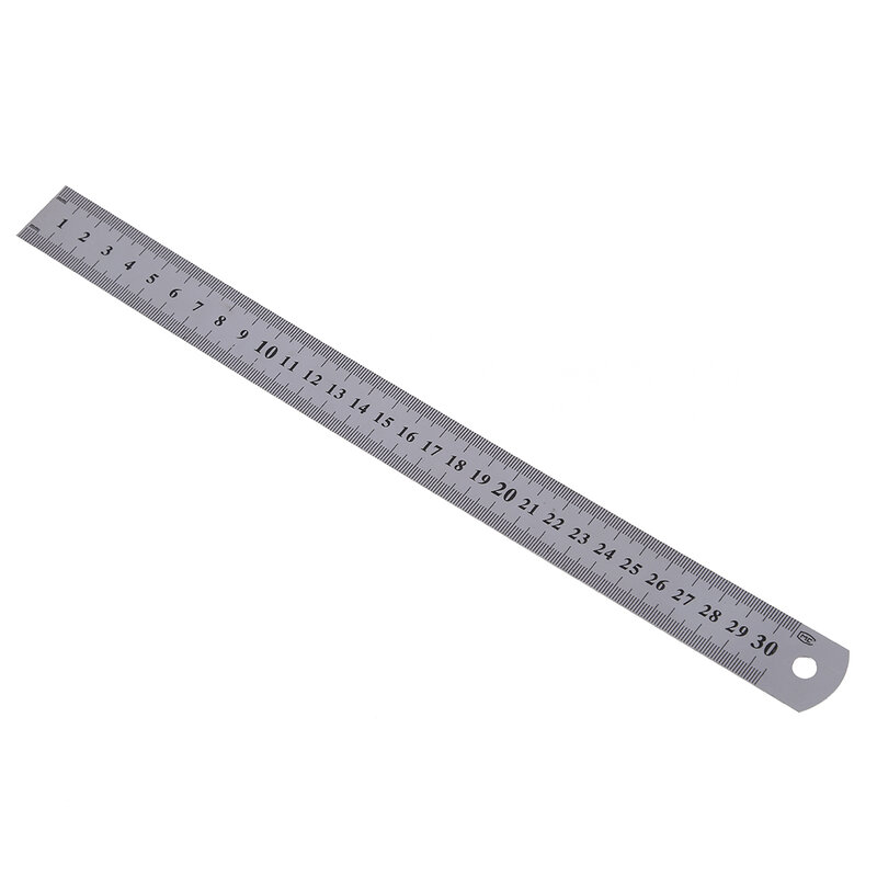 Régua do aço inoxidável para a medida, função métrica, 30cm, 12"