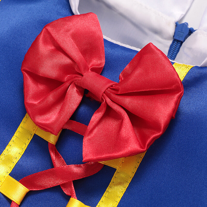 2024 костюм для девочек Белоснежка маскарадное платье детский карнавал Рождественская вечеринка принцесса детский день рождения с плащом одежда парик