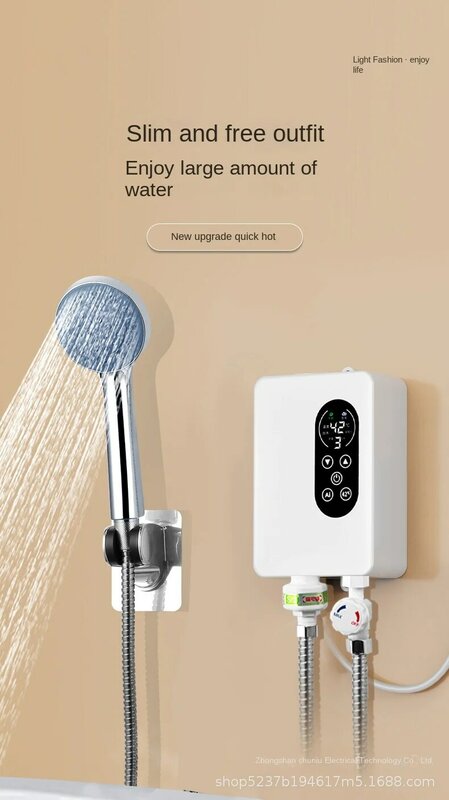 Aquecedor elétrico de água para barbearia, temperatura constante, velocidade do inversor, salto, instantâneo, cozinha, banheiro, 93
