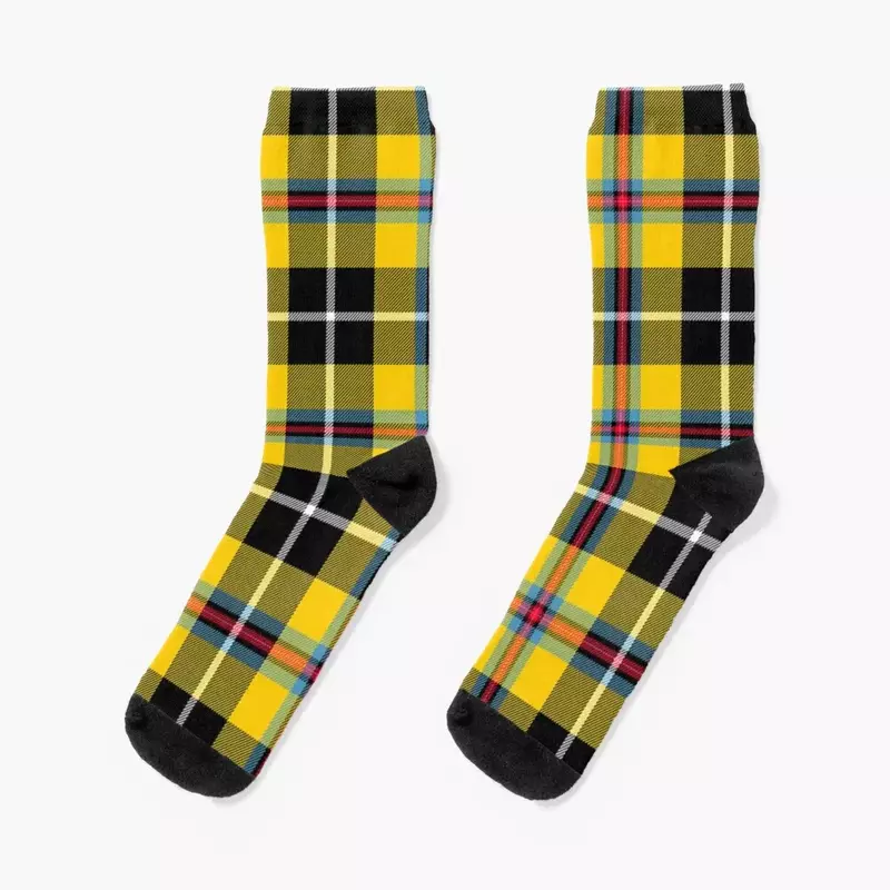 Calcetines de fútbol antideslizantes para hombre y mujer, medias de tartán, Cornish