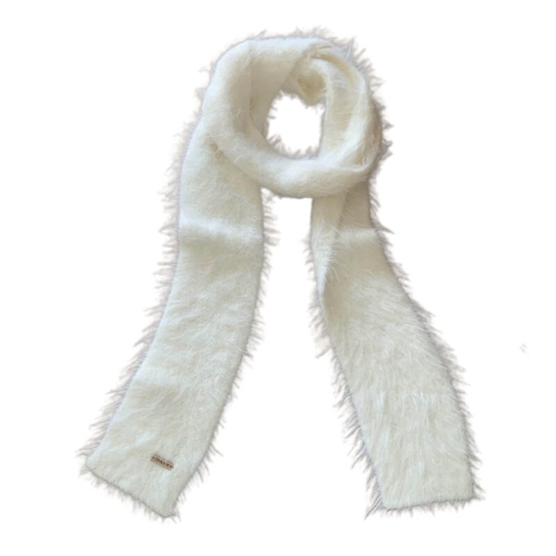 Unique Winter Scarf Solid Color Scarf Sweet Punk Teenagers Scarf Keep Warm