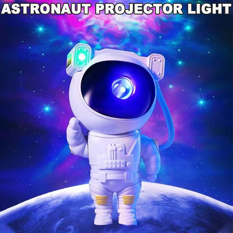 Nowy projektor dla astronautów do sypialni dla dzieci, projektor światła nocnego gwiaździsta Galaxy zabawki projekcyjne dla dziewczynek chłopców