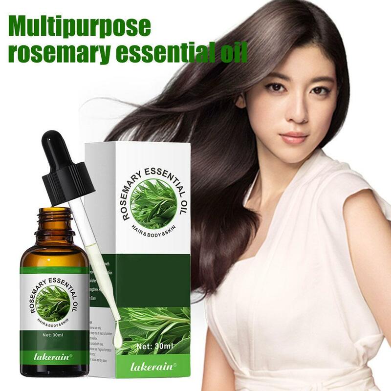 30ml Rosemary Hair Essential Oil Hair Oil Hair Care Serum for Hair Strengthening Nourishing Split Ends B9O4