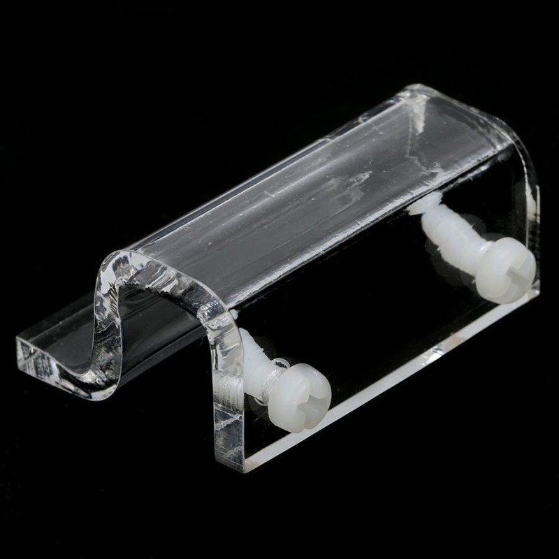 Soporte de cubierta acrílica para pecera, 4 piezas, Clip transparente, marco de soporte, accesorios de acuario