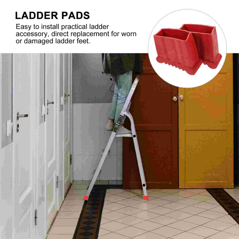 2pcs Ladder Pad Ladder Foot Cushion Rubber Step Ladder Foot Pad Ladder Part