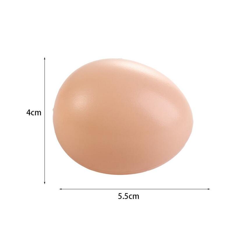Simulation Eggs Hen Poultry Hatch Breeding Simulation Hen Fake Chicken Eggs Educational Toy Artificial Eggs Easter  Egg