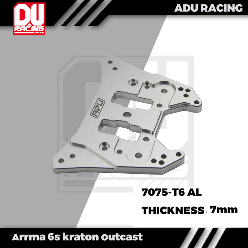 Adu Racing Rear Shock Tower Cnc 7075-T6 Aluminium Voor Arrma 6S Kraton Outcast