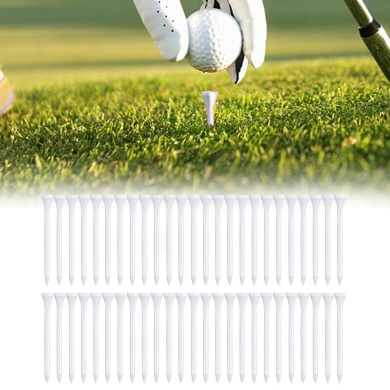 50 Pieces Golf Tees Easy to Insert Professional Wooden Tees Golf Ball Holder for Home Office Backyard Golf Equipment Golfer Gift