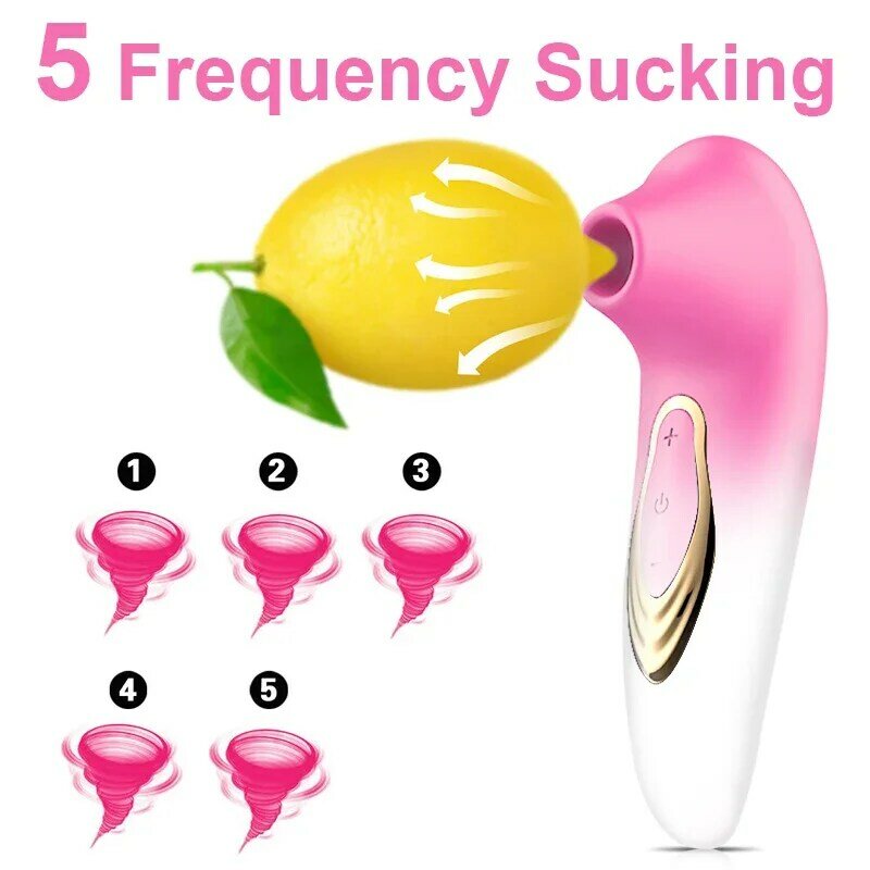Potente succionador de clítoris, vibrador femenino, pezón, estimulador de vacío Oral, masturbador, masajeador, juguete sexual para Adultos 18