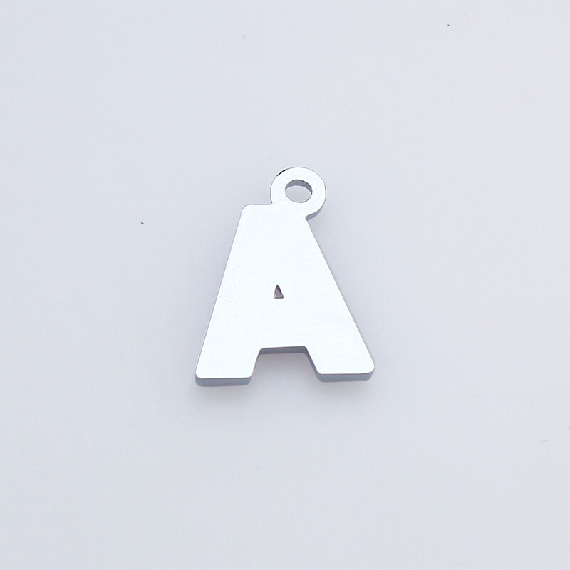 15mm ciondoli Charms lettere strass alfabeto dalla A alla Z Fit braccialetto fai da te braccialetto collare per animali domestici collana creazione di gioielli