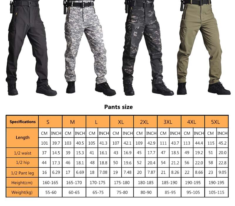 Pantalones Cargo Airsoft para hombre, ropa militar, Camuflaje, informal, multibolsillo, trabajo, combate, caza