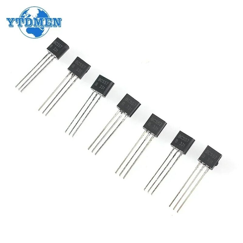 Комплект транзисторов BC547 BC557 TO-92 NPN PNP, мощные триодные Транзисторы, 50 шт., бесплатная доставка