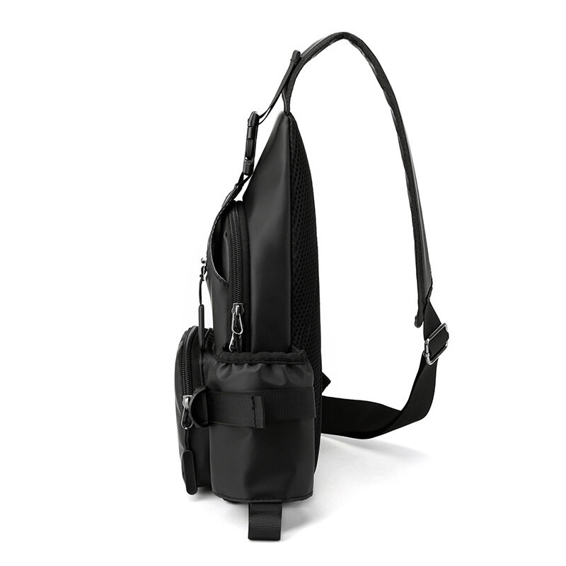 Новая мужская нагрудная сумка через плечо, может вместить водяной кувшин, Повседневная нагрудная Модная брендовая водонепроницаемая сумка-слинг для езды на велосипеде