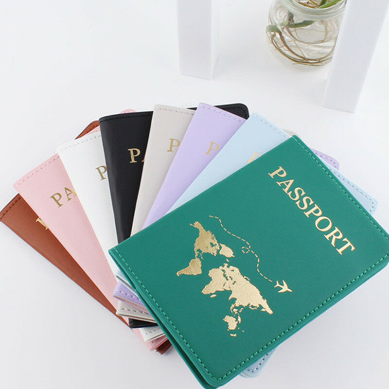 Lettre de couverture de passeport de couple pour hommes et femmes, porte-passeport de mariage, étui de voyage, nouvelle carte, CH43
