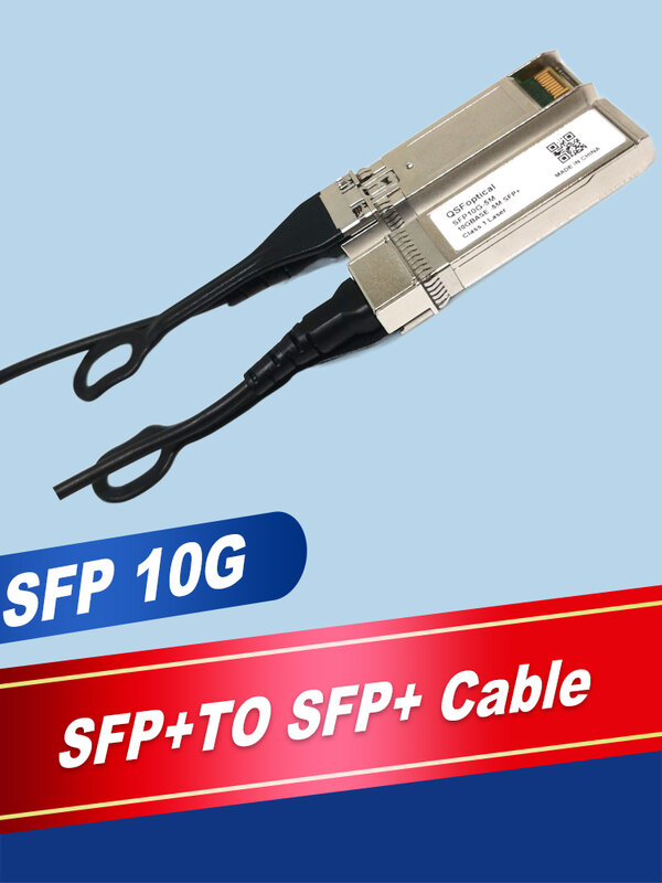 10G SFP + Kabel Twinax, Langsung Melampirkan Tembaga (DAC) Pasif AOC, 0.5 1M 3M -15M, untuk Cisco,Huawei,MikroTik,Intel... Dll Switch