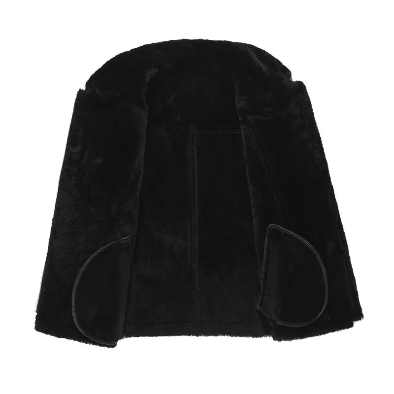 Бесплатная доставка. Женская куртка из 1000% натурального меха. Зимнее теплое высококачественное пальто из натуральной овчины. Толстая шерстяная кожаная верхняя одежда. Оверсайз