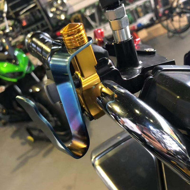 Universal Motorcycle Helmet Hooks, aço inoxidável, colorido, espelho retrovisor, assentos, ganchos convenientes, acessórios para motocicletas