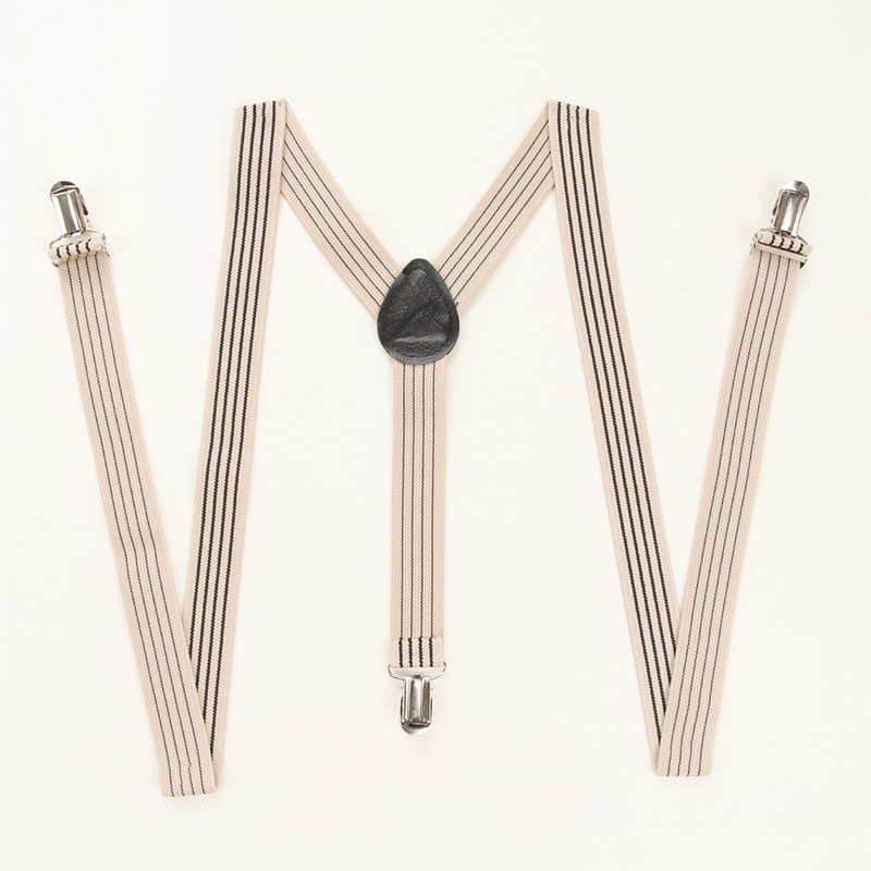 Celana Suspender lebar 3cm, tali Suspender elastis tinggi tali Suspender dapat disesuaikan Unisex tugas berat X celana belakang untuk rok setelan pernikahan