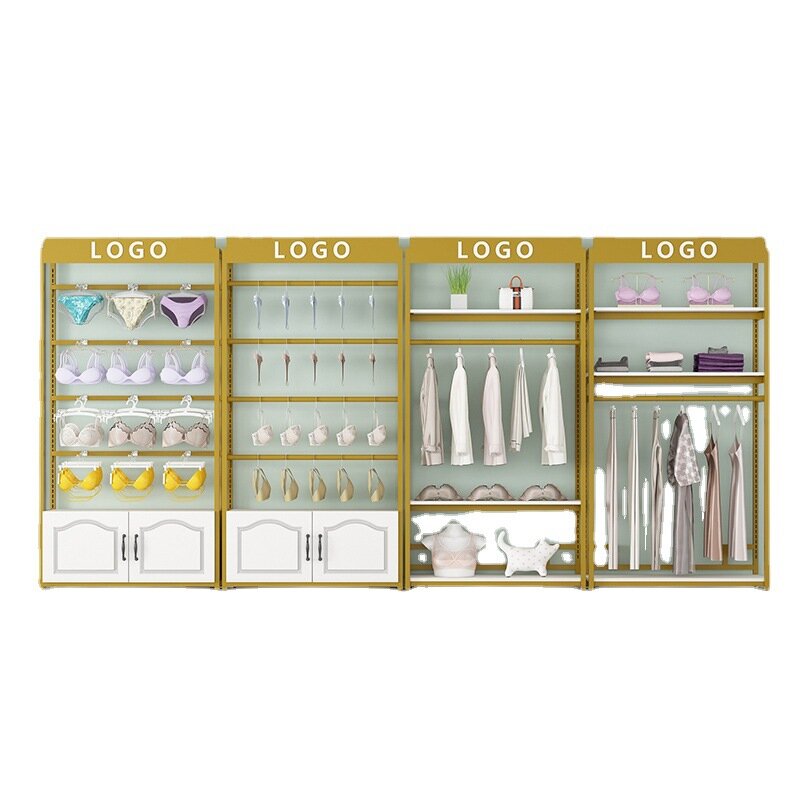 custom，Modern Design Retail Bra Shop Hanging Underwear Racks Lingerie Display Stand