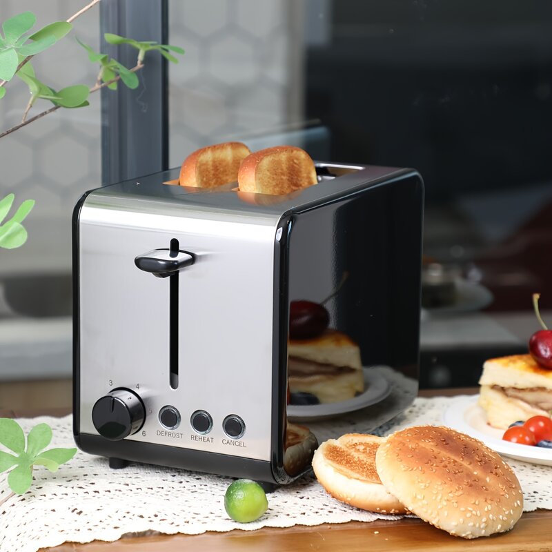 Verwijderbaar Broodkruimelbakje Voor Eenvoudig Schoon Te Maken, Snel En Milieuvriendelijk Bakken Tost Makinesi Broodmachinemaker
