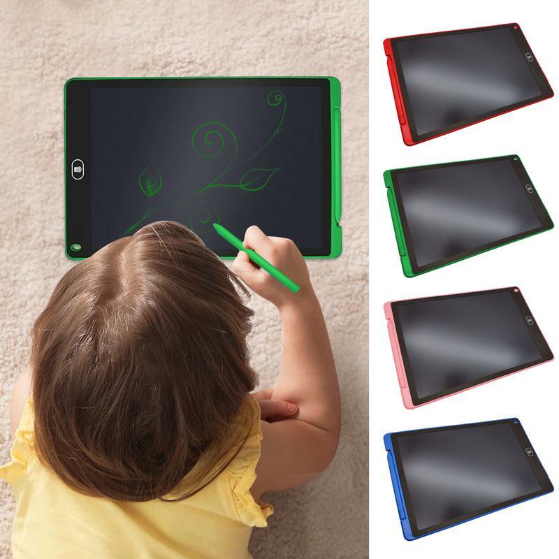 Tablet menggambar elektronik, Tablet menggambar LCD papan gambar, bantalan menggambar 8.5 inci, mainan kegiatan perjalanan portabel untuk menggambar