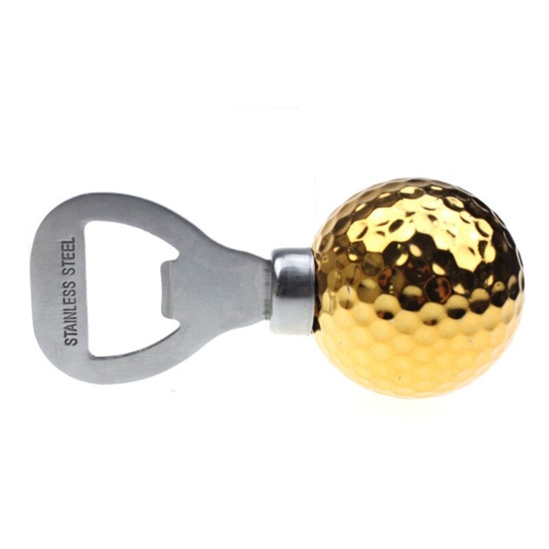 77HC Golf Ball ที่เปิดขวดกอล์ฟธีมที่เปิดขวดเบียร์ตลกตู้เย็นเบียร์นักกอล์ฟของขวัญแปลกใหม่สำหรับคนรักกอล์ฟเครื่องมือ