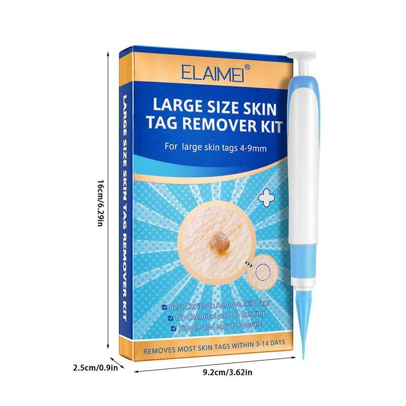 Kit de eliminación de etiquetas de piel indolora, bolígrafo eliminador de etiquetas de piel fácil, dispositivo para Remove4mm-9mm, efectivo para la piel