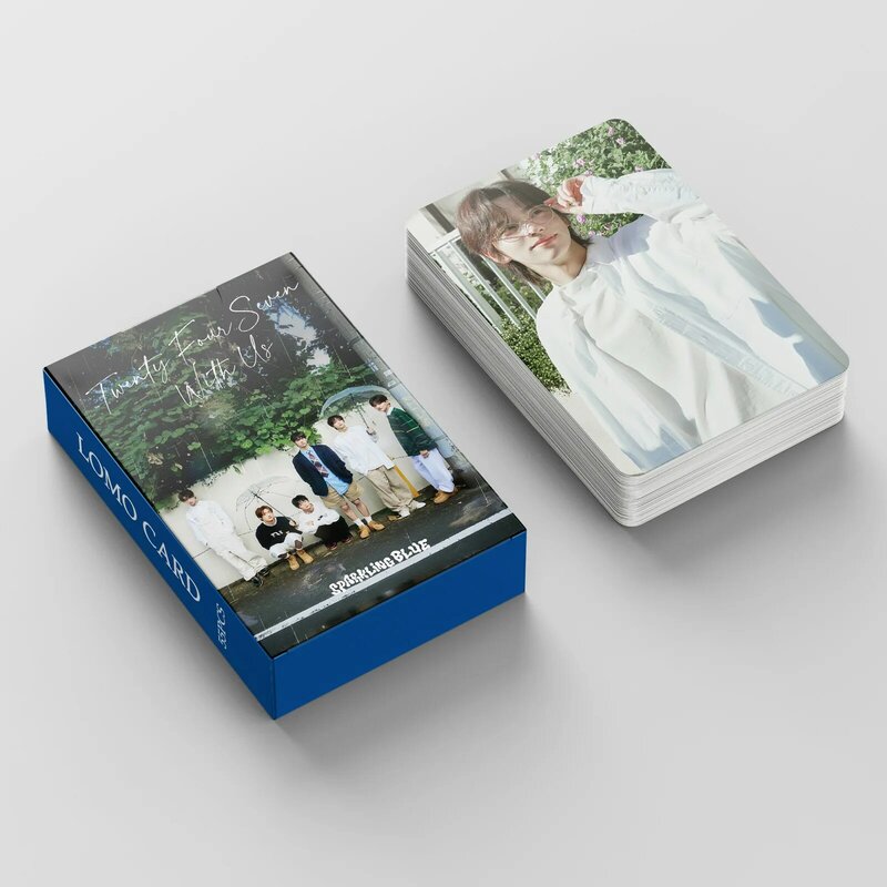 Kpop TWS альбом сверкающие синие коробки карты 55 шт./комплект Shinyu Dohoon Высокое качество HD фото LOMO карта коллекции фанатов фотокарты