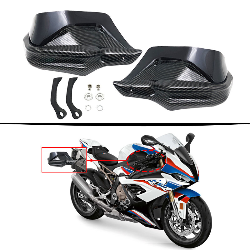 Fit For BMW S1000XR Handguard Hand shield Protector Windshield S1000 XR S 1000XR S 1000 XR 2016 2017 2018 2019 Carbon Look