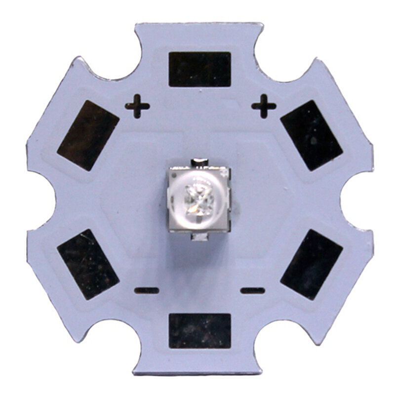 Chip LED de cuentas de diodos emisores en placa de 20mm, 3535 XT-E, XTE, 3W, 5W, azul real, 450-455NM, EE. UU., lote de 10 unidades