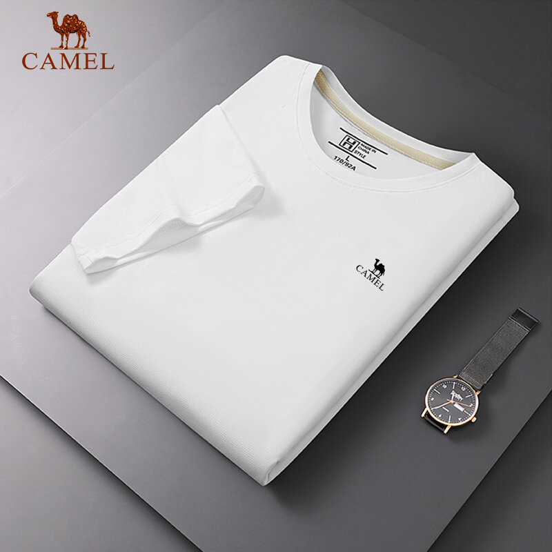 Embroidered CAMEL New Summer Polo Shirt Quick-dry Men's Short Sleeve Breathable Top Business Casual Polo-shirt for Men