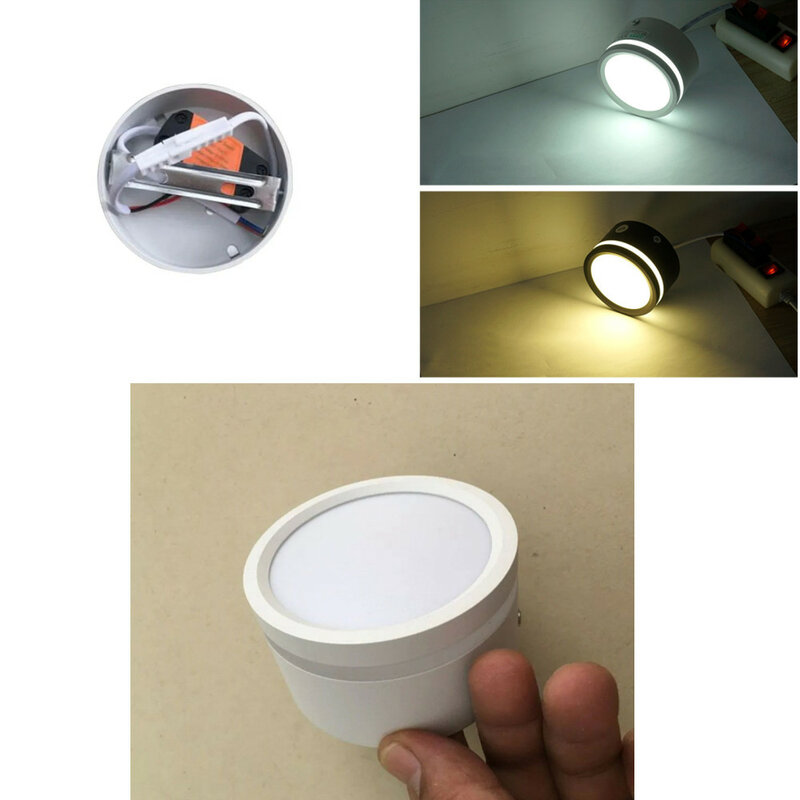 New Surface mounted LED downlight side luminescent ceiling light 5W 7W 9W 12W 15W Nordic style dimmable LED downlight spotlight