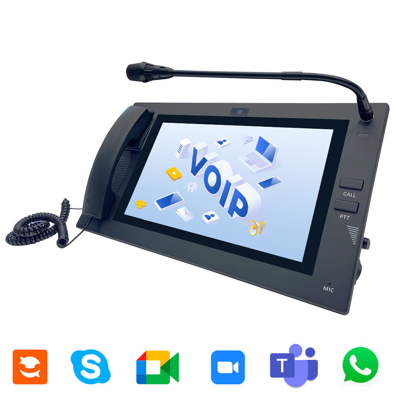Voip Telefoon-13.3 Inch Video Telefoons Console-Suport 4G Of 5G, Android 11, Camera, Microfoon, Luidspreker, Rs485, 2 * Rj45, Pstn